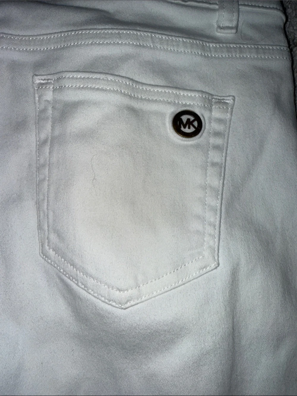 Michael Kors White Ankle Jeans